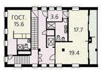 Дом на море / План мансардного этажа