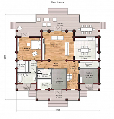 ЖЕНЕВА 430 / План 1 этажа
