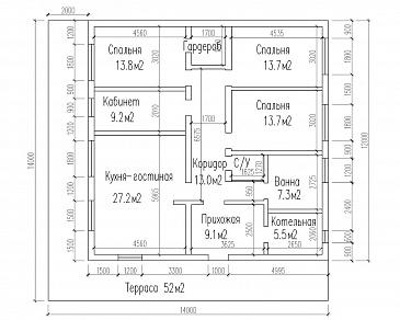 КП-005 / План 1 этажа
