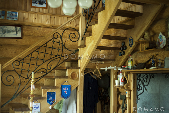 Проект каркасного дома с эркером и гаражом для одной машины