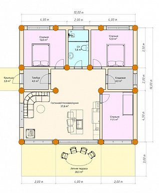 Тиберкуль / План 1 этажа