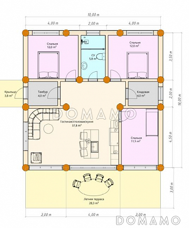 Тиберкуль / План 1 этажа