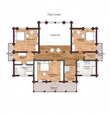 ЖЕНЕВА 430 / План мансардного этажа