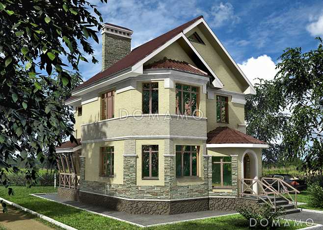 Проект небольшого кирпичного дома