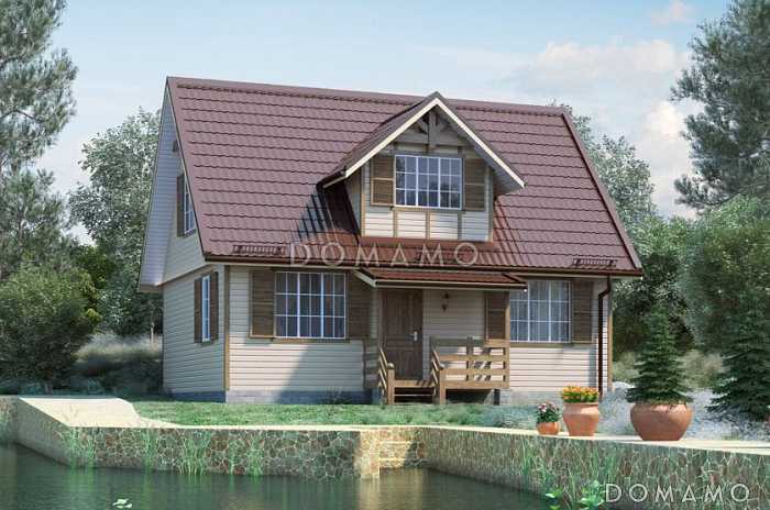 Проект небольшого уютного дома 