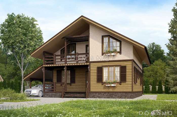 Проект дома с одной комнатой на первом этаже