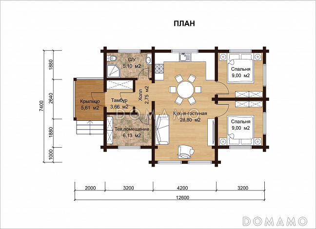 ПИНО / План 1 этажа