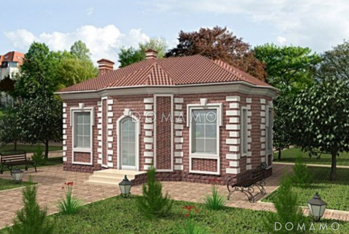 Проект беседки из пеноблоков