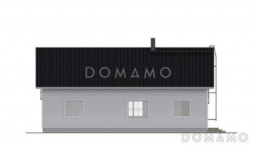 Проект каркасного дома с комнатой отдыха на втором этаже / Фасад 3