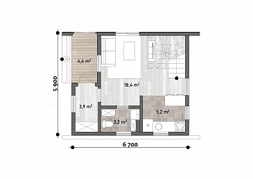Аксиома / План 1 этажа