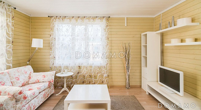 Проект дома с обшивкой деревянной вагонкой