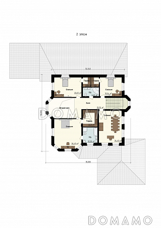 Конкорд / План 2 этажа
