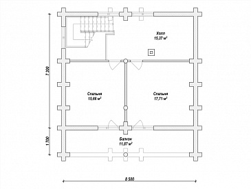 N-136 / План 2 этажа