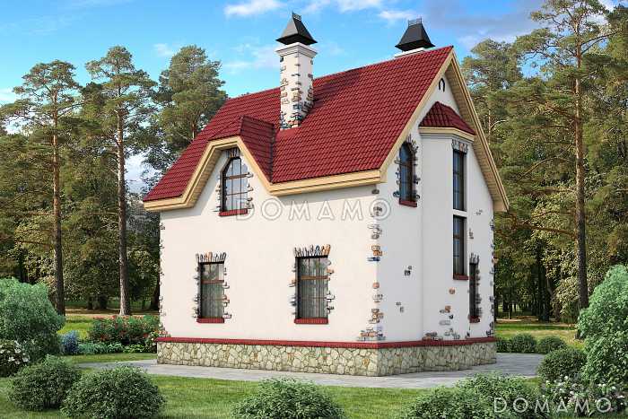 Проект экономичного каркасного коттеджа с увеличенной площадью.