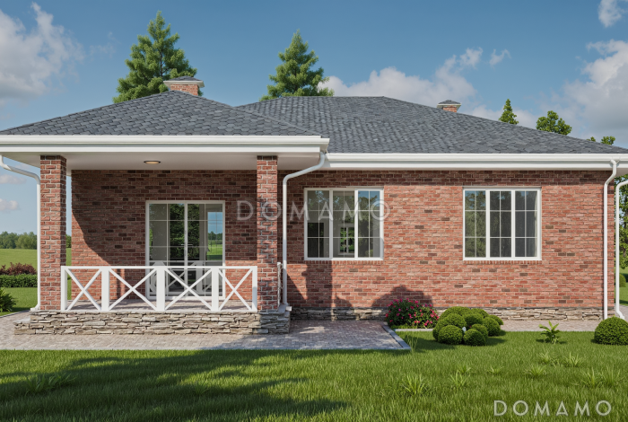 Проект дома из газобетона «АИСТ-КОМФОРТ-125»