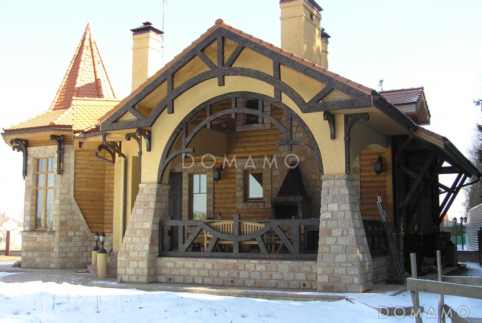 Проект бани с мансардным этажом