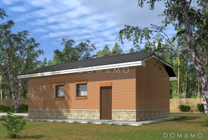 Проект гаража на две машины