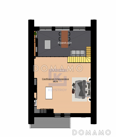 КейСтрой-316 / План 2 этажа