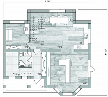 Гераклея / План 1 этажа