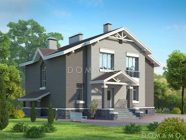 Проект вместительного особняка с бильярдным помещением, тренажерным залом и кинозалом