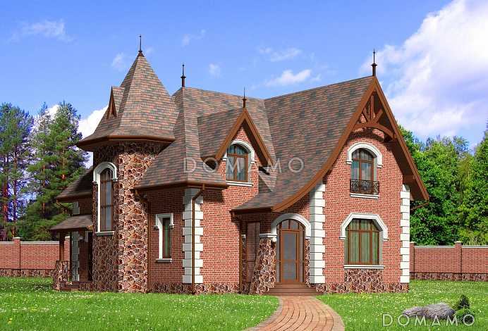 Проект дома в английском стиле