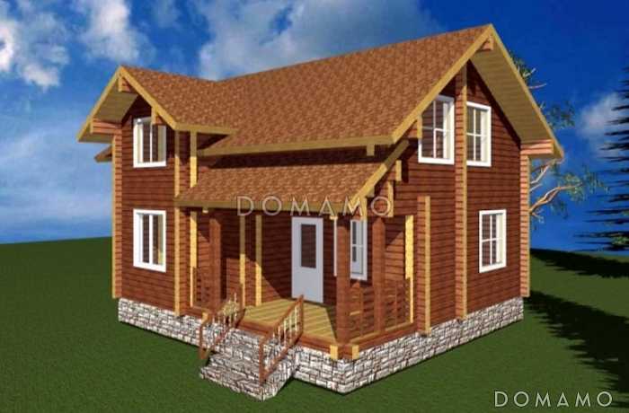 Проект дома с самой популярной планировкой