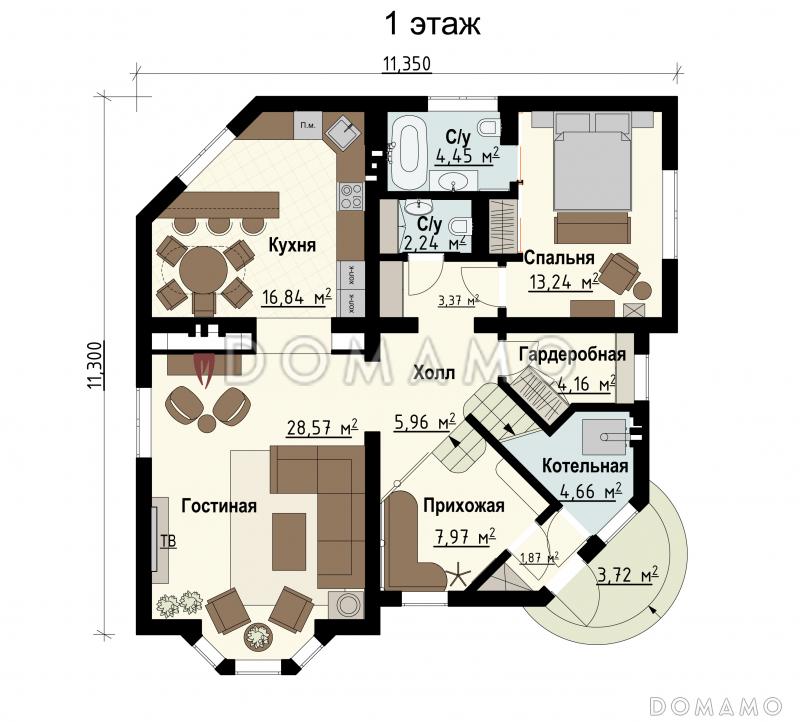 Сказка / План 1 этажа