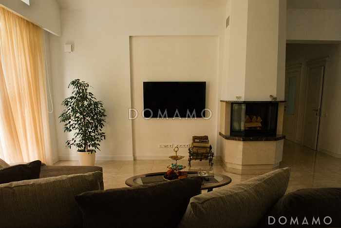 Проект одноэтажного кирпичного дома с сауной