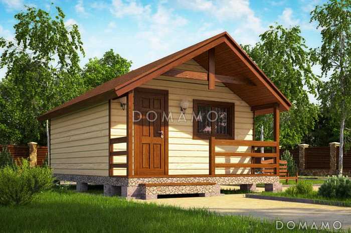 Проект каркасного дома 5х4