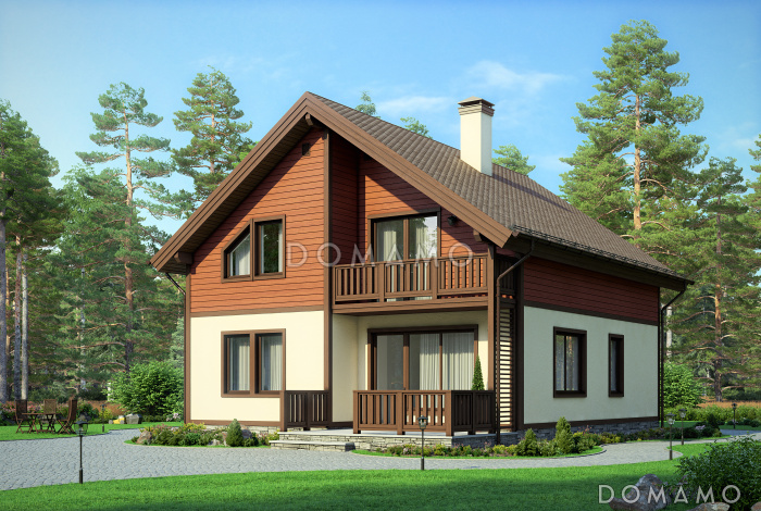 Проект кирпичного дома с высокой энергоэффективностью