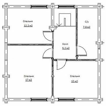 Калина / План 1 этажа