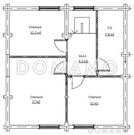 Калина / План 1 этажа