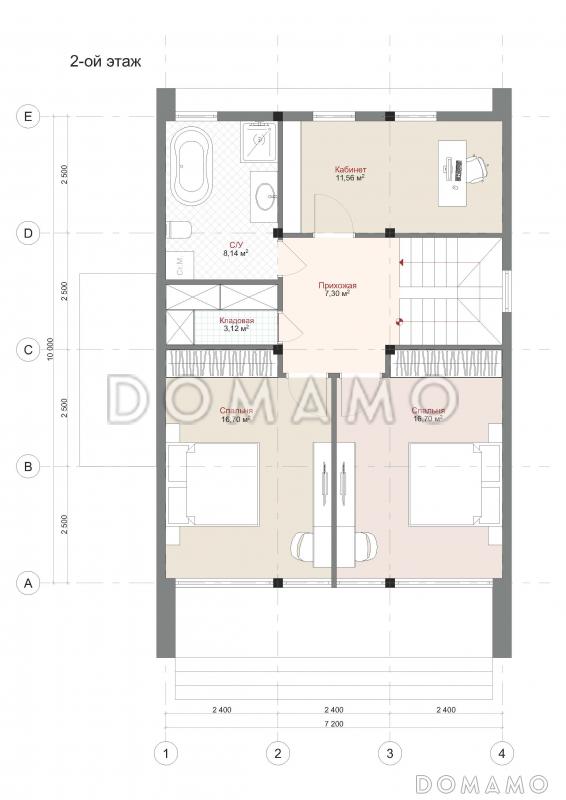 Барнхаус / План 2 этажа