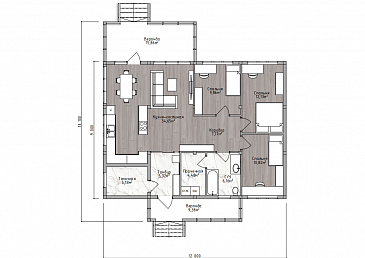 ОД-108 / План 1 этажа