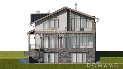 Шале Тивье / Фасад 1