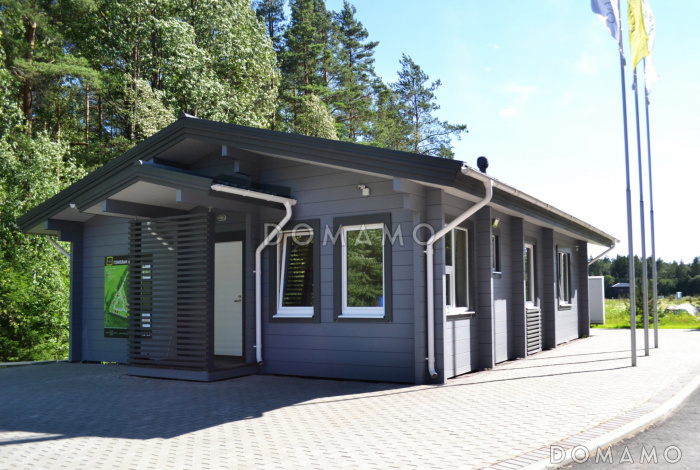 Проект дома из бруса для сезонного проживания