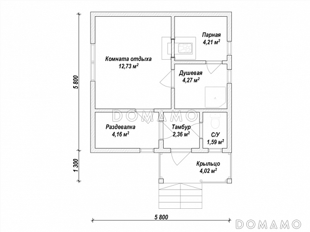 ML-139 / План 1 этажа