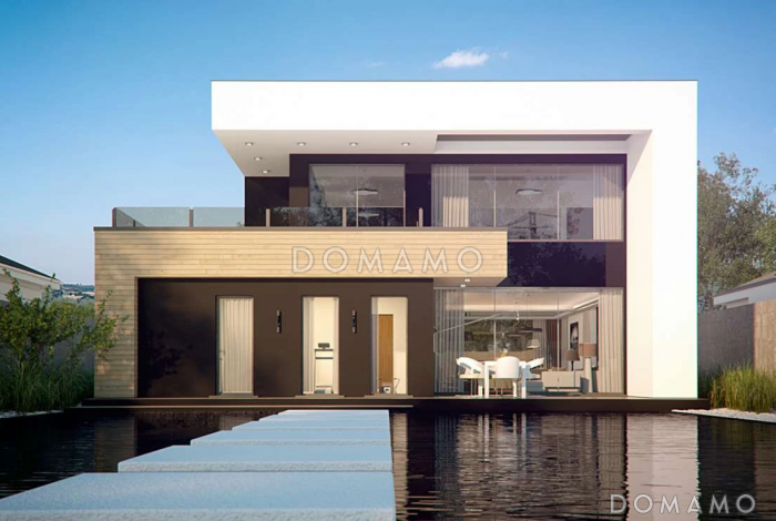 Проект кирпичного дома с 4 спальнями и большой гостиной, адаптированный для сейсмозоны