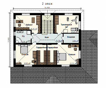 Ладога / План 2 этажа