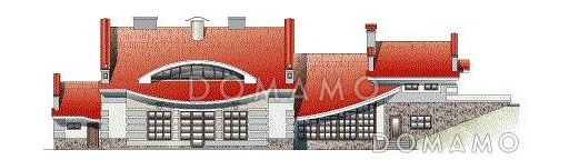 Дом в Американском стиле / Фасад 3