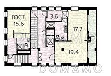 Дом на море / План мансардного этажа