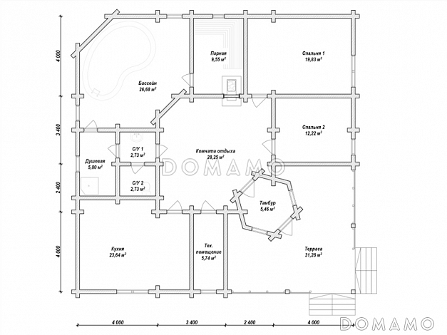 N-220 / План 1 этажа