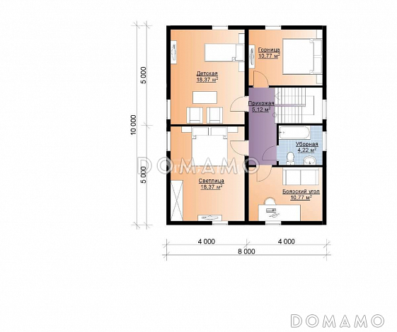 Донецк / План 2 этажа