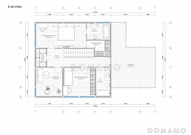 GREENWAY / План 2 этажа