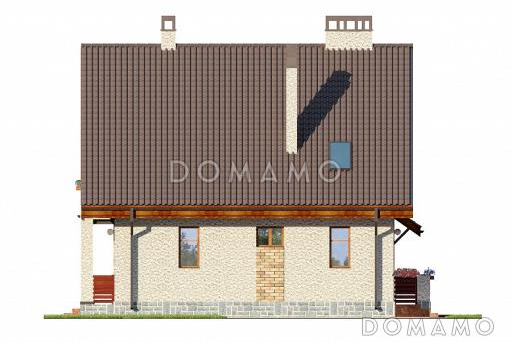 Проект дома из СИП панелей до 150 кв.м / Фасад 4