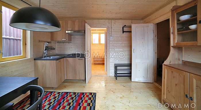 Проект каркасной бани 6х5 с мансардой