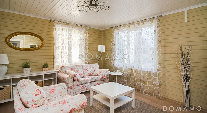 Проект дома из бруса с обшивкой вагонкой