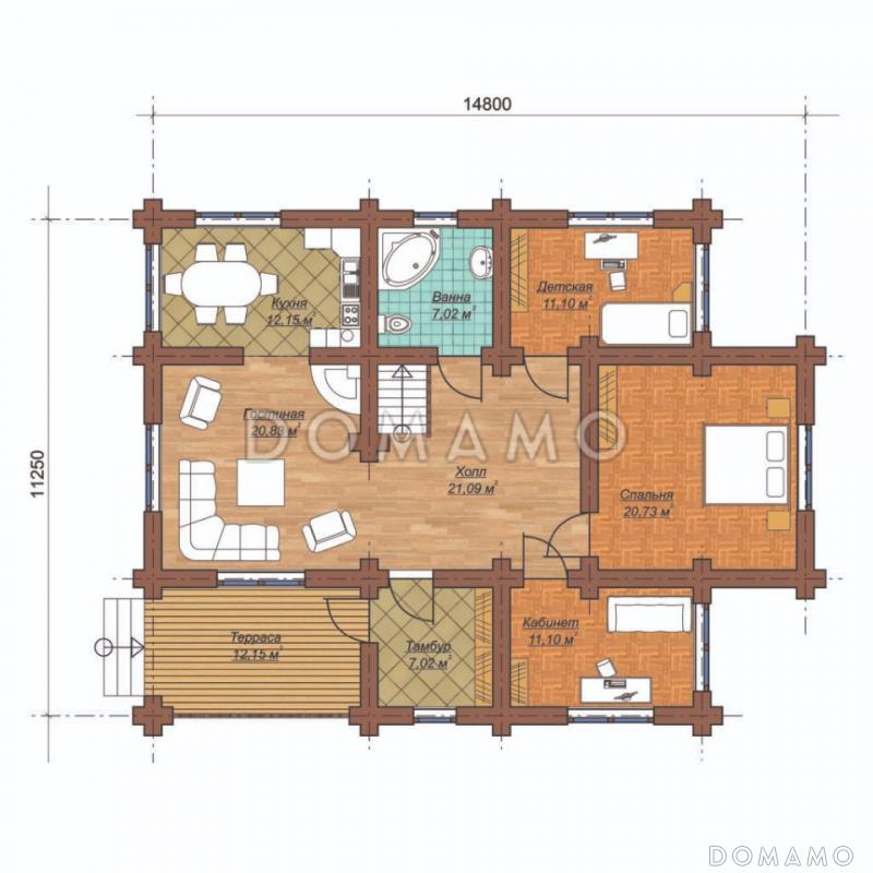 Аргыджек / План 1 этажа