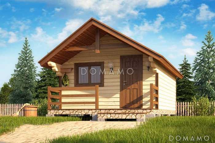 Проект бани из бруса 5х4