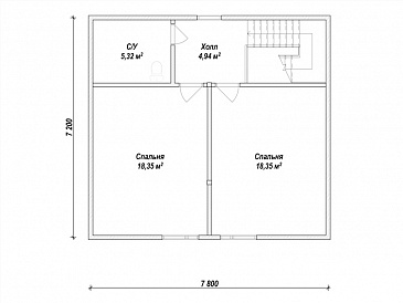 K-178 / План 2 этажа